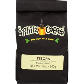Philz Coffee, Tesora,Medium Blend, Whole Beans 12 Ounce