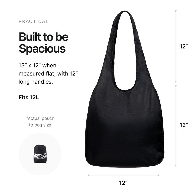 NANOBAG Foldable Stylish Compact Eco Bag Durable Tote Bag