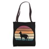 Retro Vintage Sunset Kitten Feline Pet Sphynx Cat Tote Bag