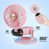 HONEYYEAR Versatile 4-in-1 Portable Handheld Fan, Battery Operated Fan with