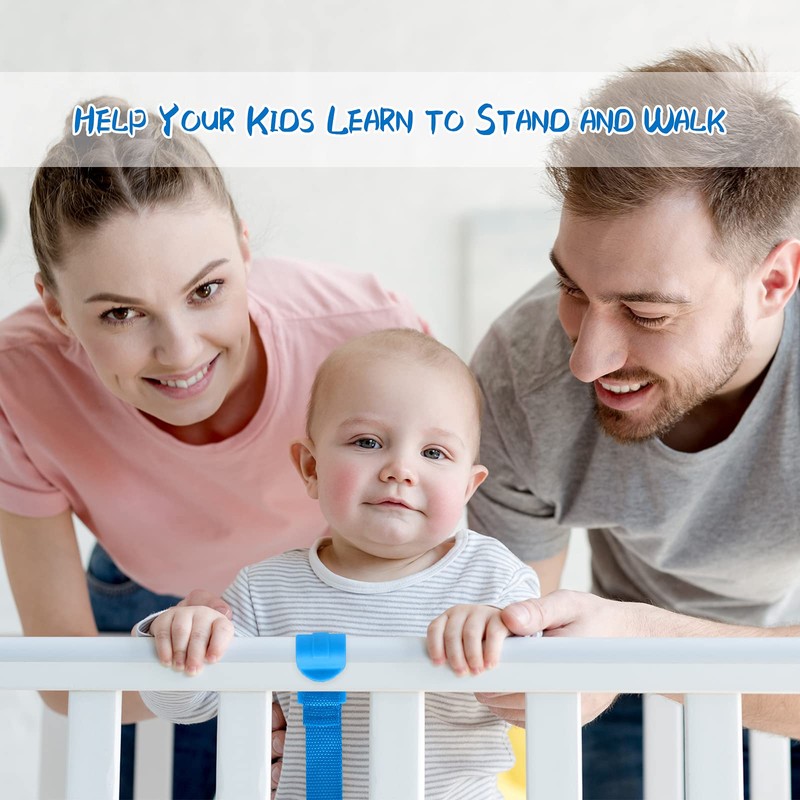 2 PCS Baby Playpen Pull Up Rings, Pull Up Handles