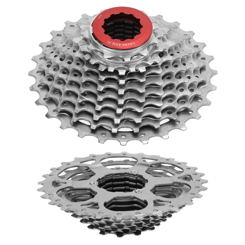 Bicycle Freewheel 28T 10 Speed Cassette Sprocket Wheel Nickel Chrome