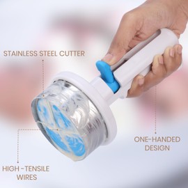 Belle Vous Ice Cream Scoop - Ice Cream Sandwich Maker - Stainless Steel Ice Cream Scoop - Scoop for Cookie Sandwich - Ice Cream Spoon for Gelato and Sorbet - Ice Ball Scoop