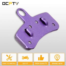 OCPTY Carbon Fiber Brake Pads Fit for 2008 2009 2010 2011 2012 2013 2014 2015 2016 Dyna Fat Bob FXDF