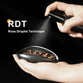 Wollibao Coffee Bean Dosing Cup and RDT Spray Bottle Kit for Breville Barista Espresso Coffee Maker, Ceramic Coffee Dosing Cup and Glass Coffee Spray Bottle Coffee Espresso Accessories Set