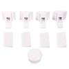 4Pcs White Magnetic Baby Child Kid Pet Proofing Cupboard Cabinet