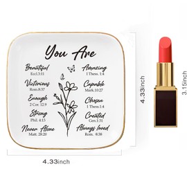 Svnntaa Gifts for Christian Women - Jewelry Tray, Confirmation Bible Verse Religious Gifts for Women Christmas Thanksgiving Mother's Day