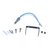 CAROJO 2" Water Temp Gauge Blue Digital LED Temperature Car