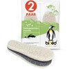 Biped 2 Pairs of Extra Thick Lambswool Insoles with Felt
