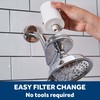 GE Shower Filtration System, Removes Chlorine, Easy to Install to