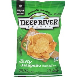 Deep River Snacks, Chips Kettle Zesty Jalapeno, 2 Ounce