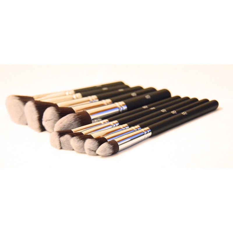 IB Essential 10pc Piece Luxury Black With Chrome Copper Silver