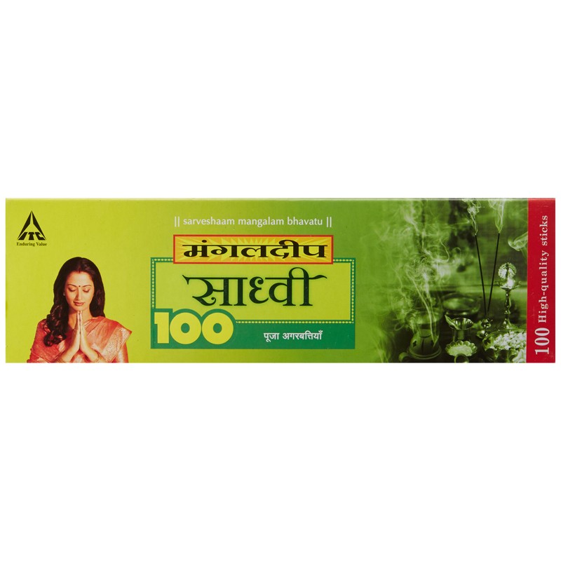 Mangaldeep Sadhvi Agarbatti Incense Stick - 100 Sticks
