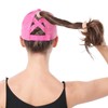 Women Ponytail Hat Criss Cross Baseball Cap Adjustable High Messy