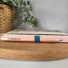 GBCC Mini Notebook with Pencil - Green & Pink Pattern by Morris & Co - WMS0015