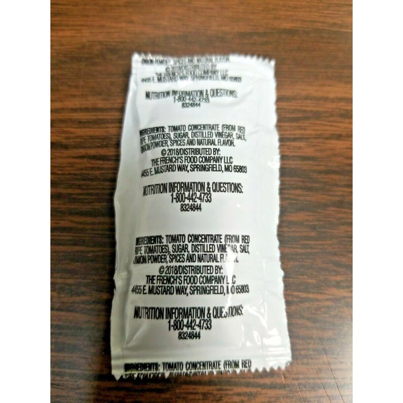 Frenchs FRENCH'S KETCHUP INDIVIDUAL PACKETS NON GMO, NO HIGH FRUCTOSE