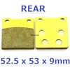 Master Chen Front Rear Brake Pads Brakes for Suzuki Katana
