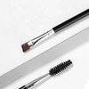 2 Eyebrow Brushes and Screw Brushes Double Ended Combination, 2