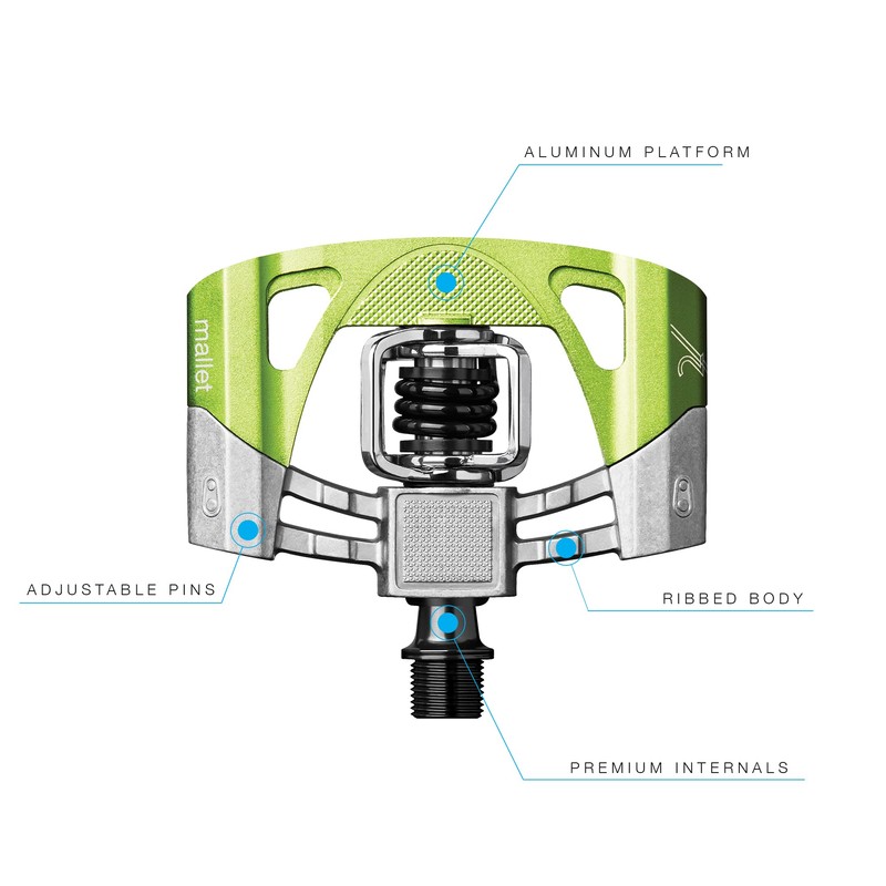 クランクブラザーズ(CRANK BROTHERS) 超軽量 ビンディングペダル マレット2 V2 ブラック 574627