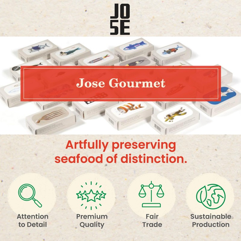 Jose Gourmet - Mackerel Fillets in Olive Oil, 125g 6-Pack