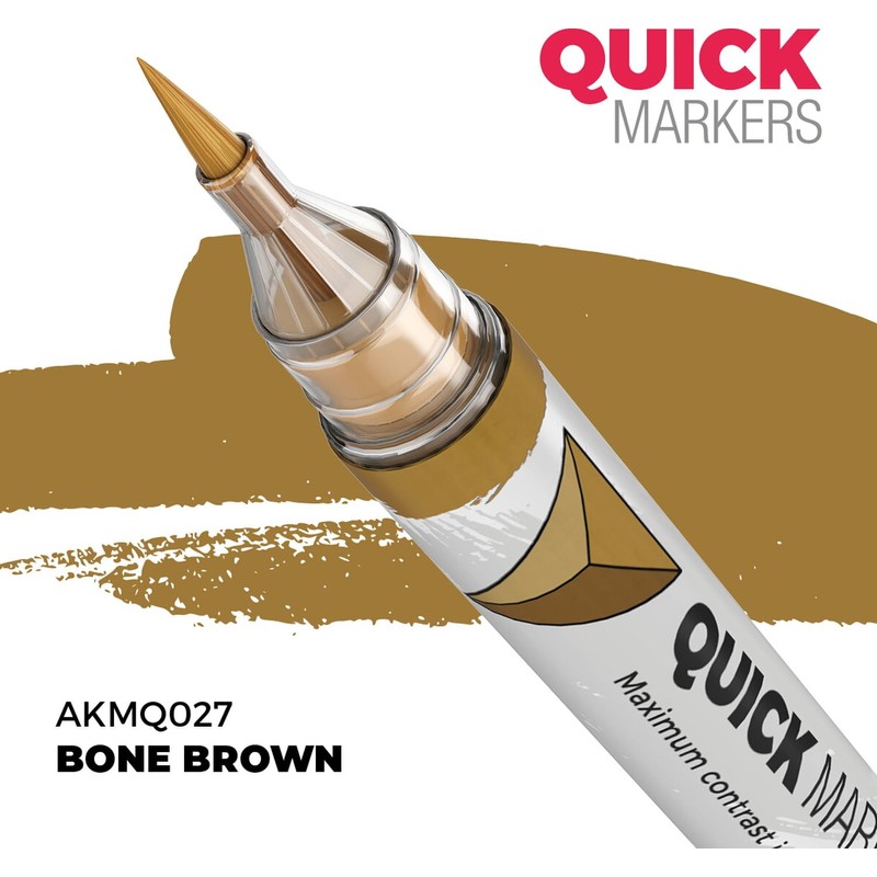 AK Interactive AKMQ103 Quick Marker Human 5 Color Set Model