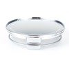 C-FUNN 4pcs 75mm/69mm Silver Car Wheel Hub Cap Cover For