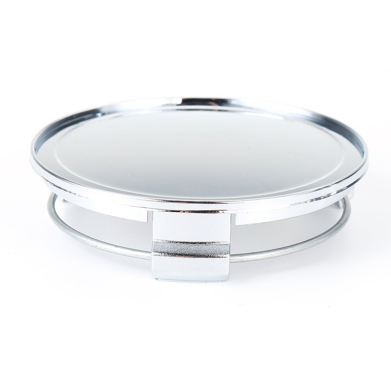 C-FUNN 4pcs 75mm/69mm Silver Car Wheel Hub Cap Cover For