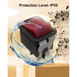 HUFEWU N043321 Air Compressor Rocker Switch Fit for DeWalt D55146 D55146 D55167 D55168 D55168 D55168 D55168, Replace D55146 D55167 D55168, Compatible with Air Compressor Welding Machine