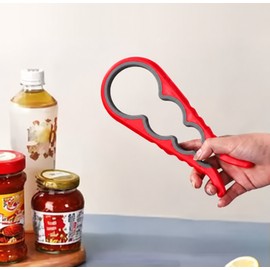 4-in-1 Jar Opener for Kitchen Use – Manual Multi-Purpose Lid, Can & Bottle Opener for Everyday Convenience