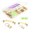 Kit de 251 piezas para colgar cuadros, hardware resistente para