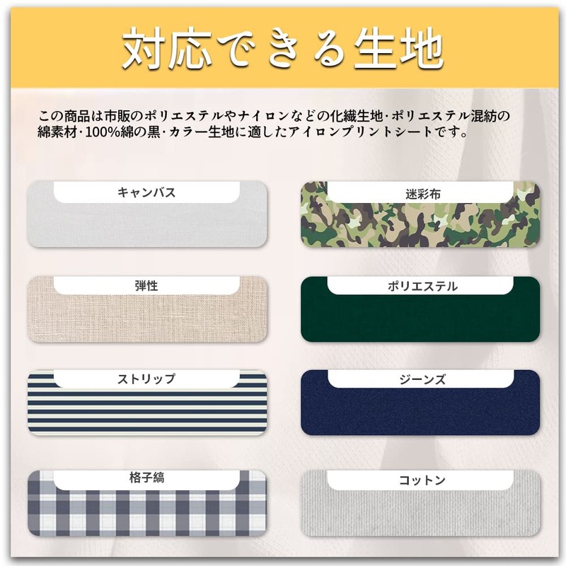 TransOurDream JP-FindX-5 Genuine Transfer Sheets for Synthetic Fabrics Iron on