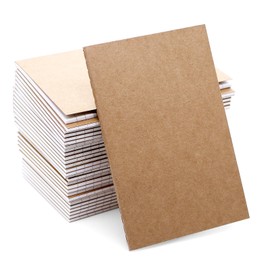 Piuluvor® Pack of 30 Mini Notebook A6 Lined Notepad Small Kraft Paper Cover Diary Notepads for Family, School, Office, Travel