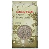Infinity Foods Organic Lentils: Whole Brown Lentils, 500g