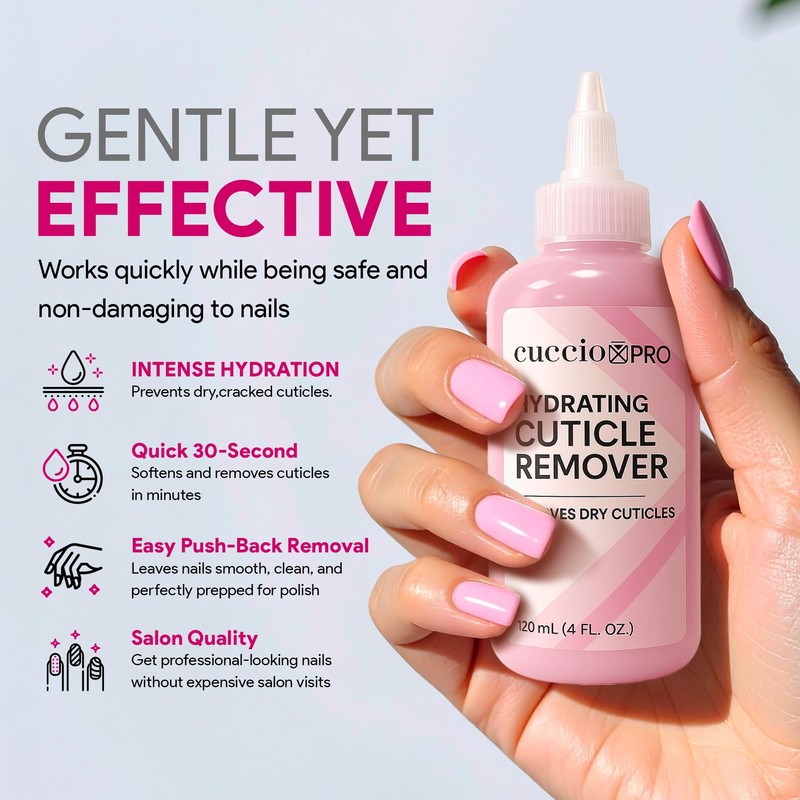 Cuccio Pro Hydrating Cuticle Remover 4 fl oz – Professional