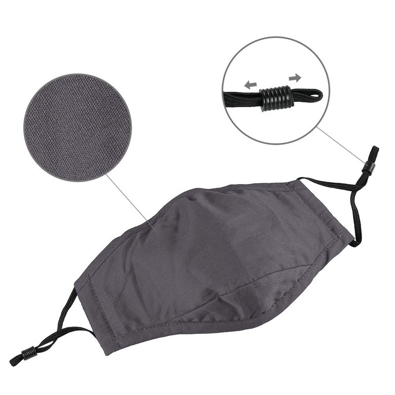 NUÜR Reusable Face Mask, Washable Cotton Mask with Inserted Nose