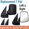 Japard Replacement Side Mirror Daihatsu Hijet Folding - S100P, S200P,