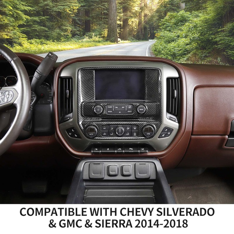 PDKLIN for Silverado Center Dash AC Control Panel Trim Cover