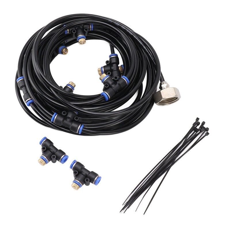 Patio Misting Cooling System Backyard Greenhouse Water Mist 8m 26ft