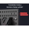 12 * 12in Pegboard Set, DIY Pegboard Combo Kit, Wall-Mounted