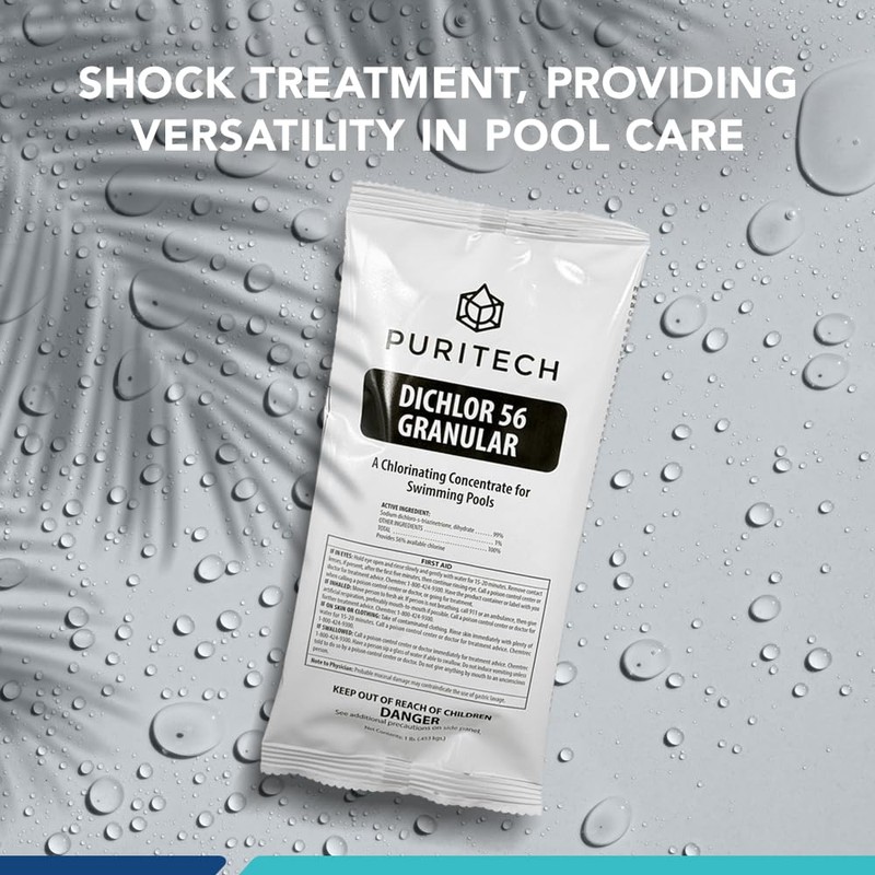 Puri Tech Sodium Dichlor Chlorine Shock Granules for Sanitizing Hot