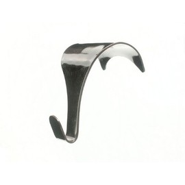 PICTURE RAIL MOULDING HANGING HOOKS CP CHROMED ( pack of 12 )