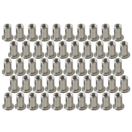 4mm Alu Nut Serts Riveting Nuts Rivet Nut Threaded Inserts Blindnut Rivnut 50 PC
