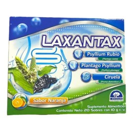 Laxantax Alivio Estreñimiento Suplemento 20 Sobres 10gr Cu Sabor Naranja                                                                              