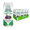 Steaz Organic Lightly Sweetened Iced Green Tea, Blueberry Pomegranate, 16