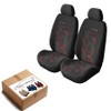 Front Seats Set of 2 Seat Covers Seat Protectors Velour