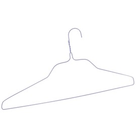 Fabricare Choice - Box of 100 18" White Wire Shirt Hangers