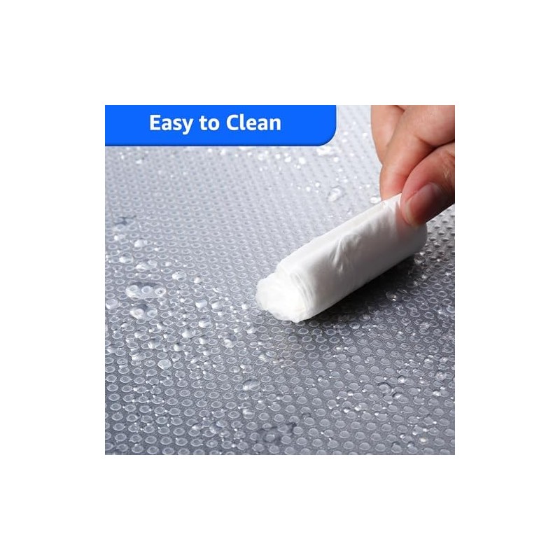 PABUSIOR 10-Inch Clear Cabinet Drawer Liner: Translucent Waterproof Small Kitchen