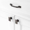 KOOFIZO 20-Pack Square Foot Craftsman Cabinet Bow Pull - Oil