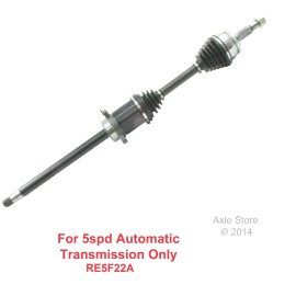 DTA Front Passenger CV Axle Shaft Fit Nissan Maxima with 5spd Automatic Transmission