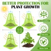 40PCS Garden Cloches for Plants with 80PCS Ground Stakes,Reusable Plant